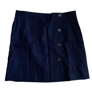 A.P.C. Buttoned Wool Skirt Sz M